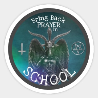 Bring back prayer Sticker